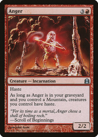 Anger [Commander 2011] | Exor Games New Glasgow