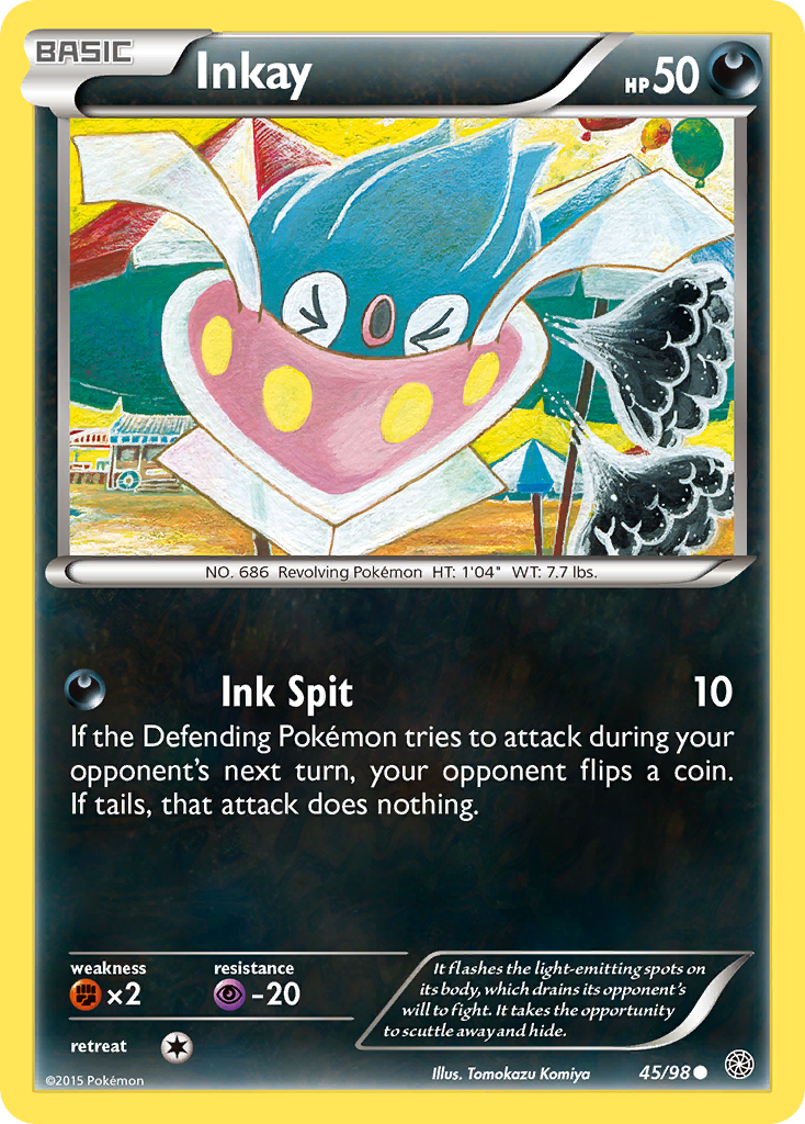 Inkay (45/98) [XY: Ancient Origins] | Exor Games New Glasgow