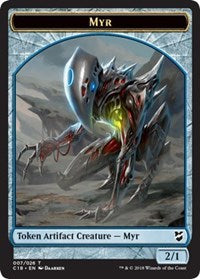 Myr (007) // Thopter (008) Double-sided Token [Commander 2018 Tokens] | Exor Games New Glasgow