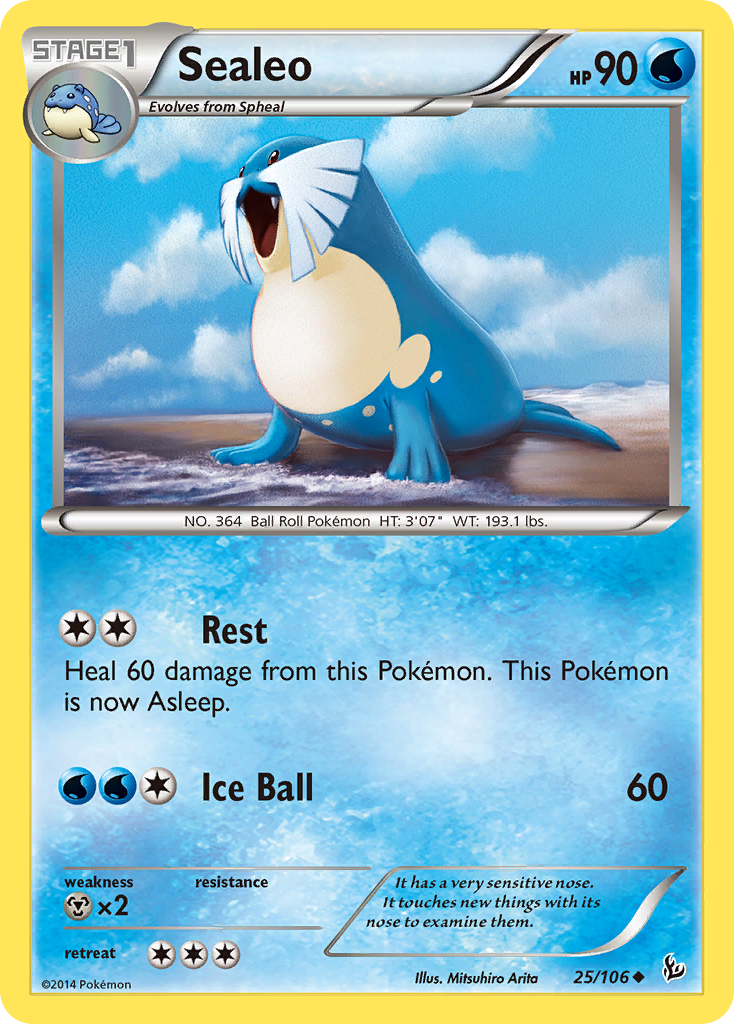 Sealeo (25/106) [XY: Flashfire] | Exor Games New Glasgow