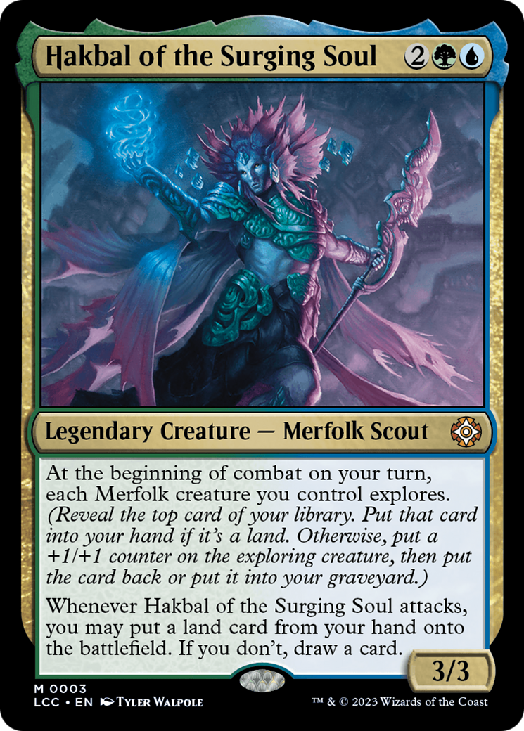 Hakbal of the Surging Soul [The Lost Caverns of Ixalan Commander] | Exor Games New Glasgow