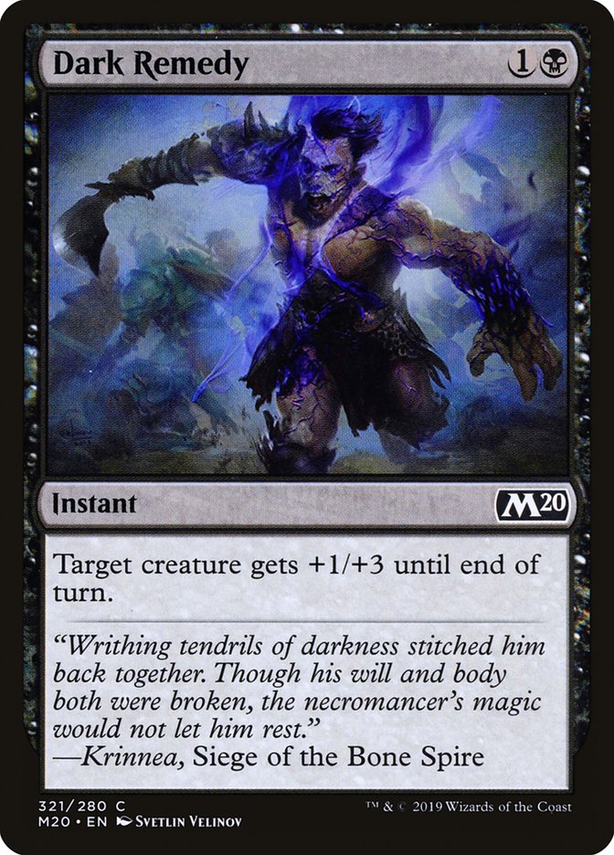 Dark Remedy [Core Set 2020] | Exor Games New Glasgow