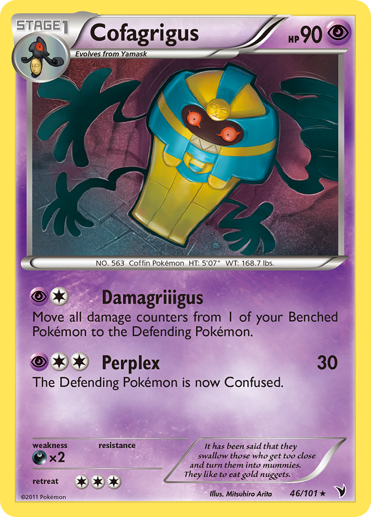 Cofagrigus (46/101) [Black & White: Noble Victories] | Exor Games New Glasgow