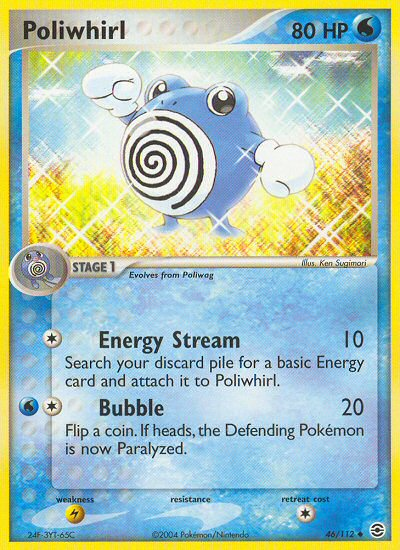 Poliwhirl (46/112) [EX: FireRed & LeafGreen] | Exor Games New Glasgow