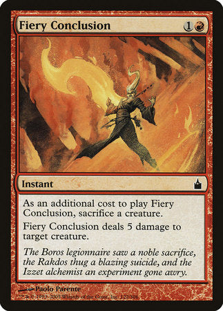 Fiery Conclusion [Ravnica: City of Guilds] | Exor Games New Glasgow
