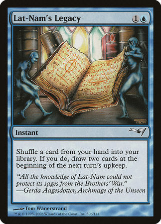 Lat-Nam's Legacy [Coldsnap Theme Decks] | Exor Games New Glasgow