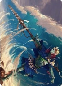 Tazeem Roilmage Art Card [Zendikar Rising Art Series] | Exor Games New Glasgow