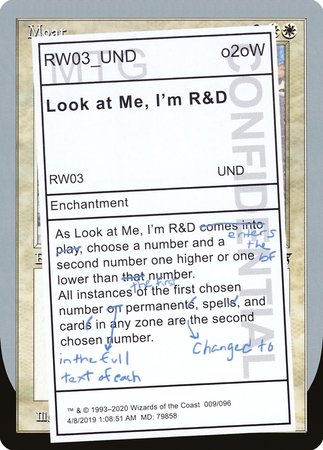 Look at Me, I'm R&D [Unsanctioned] | Exor Games New Glasgow