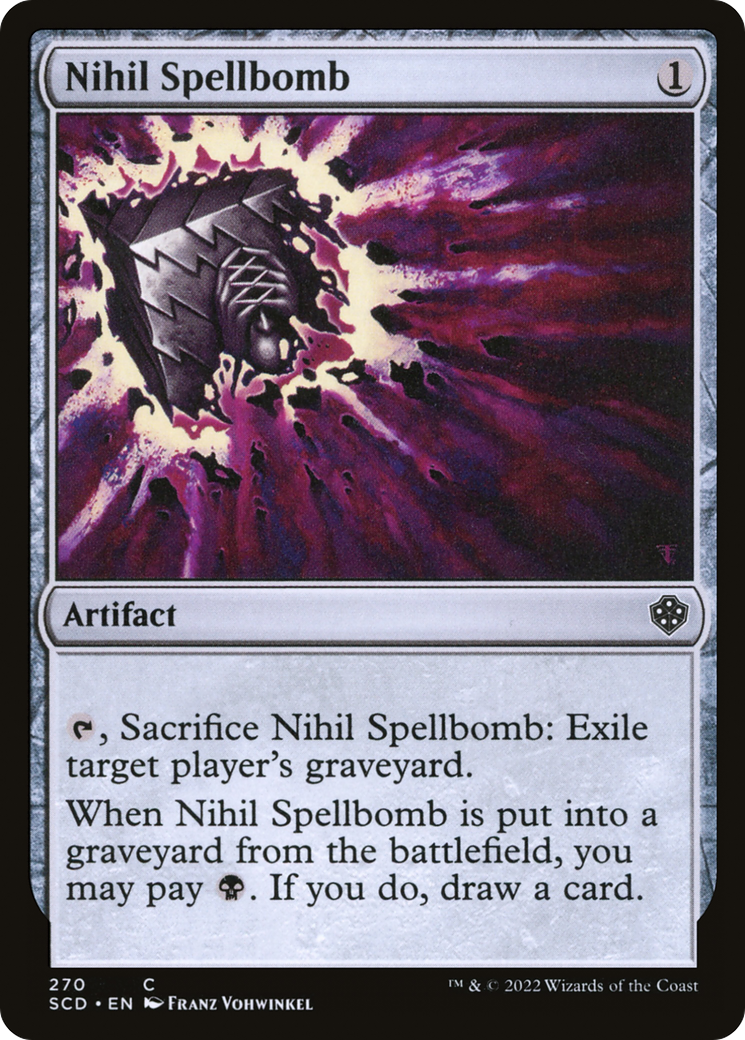 Nihil Spellbomb [Starter Commander Decks] | Exor Games New Glasgow