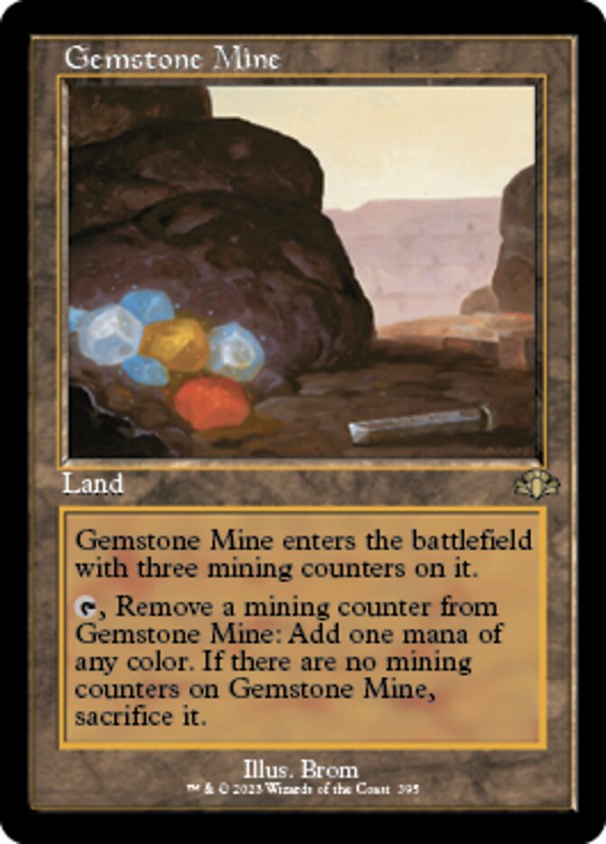 Gemstone Mine (Retro) [Dominaria Remastered] | Exor Games New Glasgow