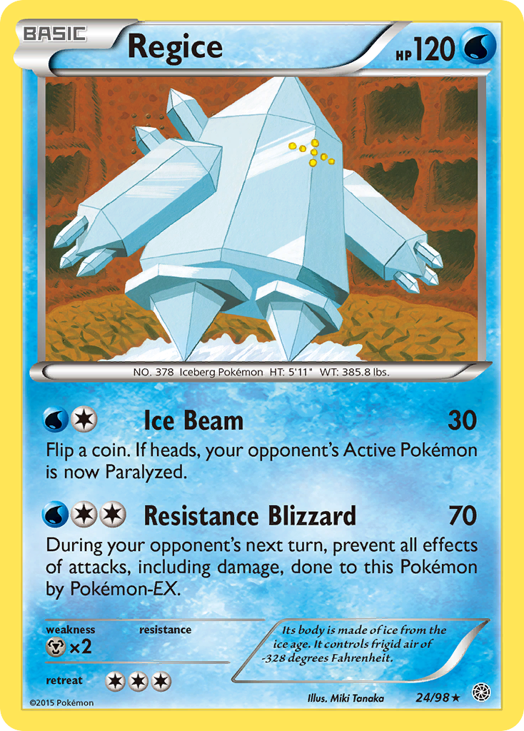 Regice (24/98) [XY: Ancient Origins] | Exor Games New Glasgow