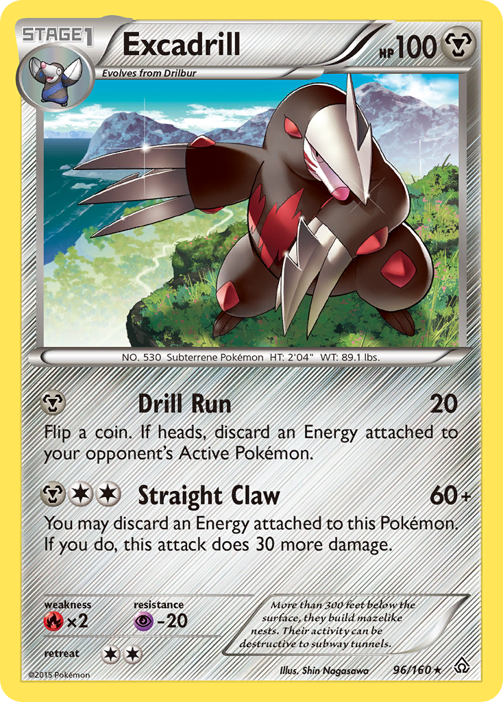 Excadrill (96/160) [XY: Primal Clash] | Exor Games New Glasgow