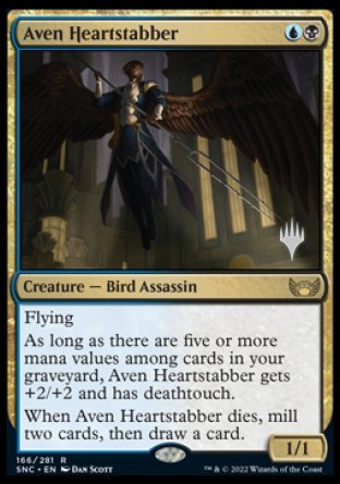 Aven Heartstabber (Promo Pack) [Streets of New Capenna Promos] | Exor Games New Glasgow