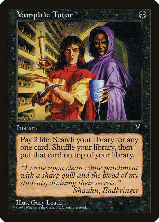 Vampiric Tutor [Visions] | Exor Games New Glasgow