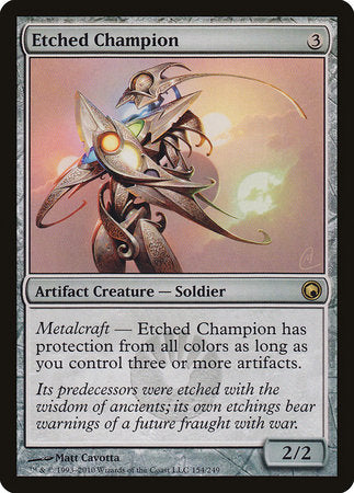 Etched Champion [Scars of Mirrodin] | Exor Games New Glasgow