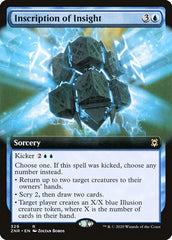 Inscription of Insight (Extended Art) [Zendikar Rising] | Exor Games New Glasgow