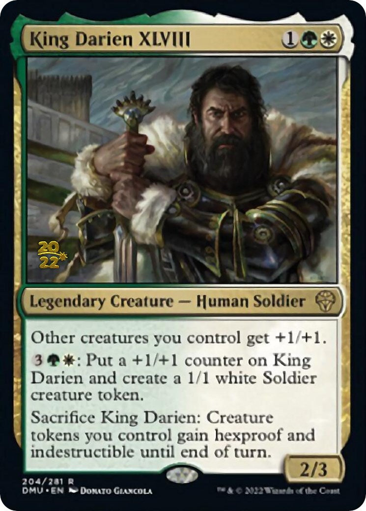 King Darien XLVIII [Dominaria United Prerelease Promos] | Exor Games New Glasgow