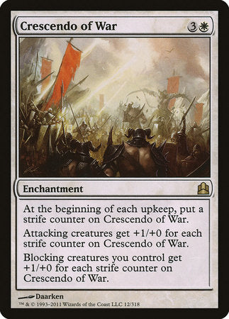 Crescendo of War [Commander 2011] | Exor Games New Glasgow