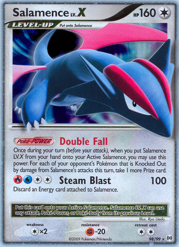 Salamence LV.X (98/99) [Platinum: Arceus] | Exor Games New Glasgow