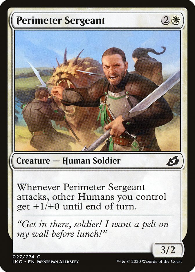 Perimeter Sergeant [Ikoria: Lair of Behemoths] | Exor Games New Glasgow