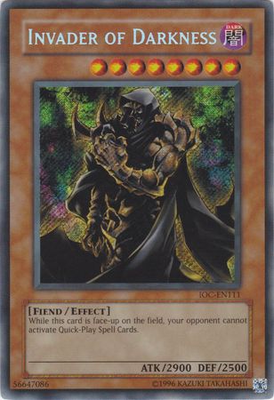 Invader of Darkness [IOC-EN111] Secret Rare | Exor Games New Glasgow