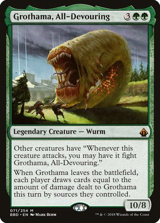 Grothama, All-Devouring [Battlebond] | Exor Games New Glasgow