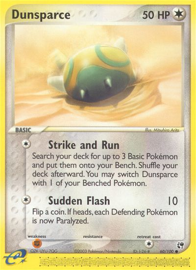 Dunsparce (60/100) [EX: Sandstorm] | Exor Games New Glasgow