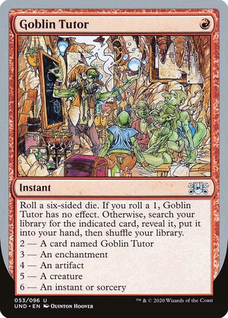 Goblin Tutor [Unsanctioned] | Exor Games New Glasgow