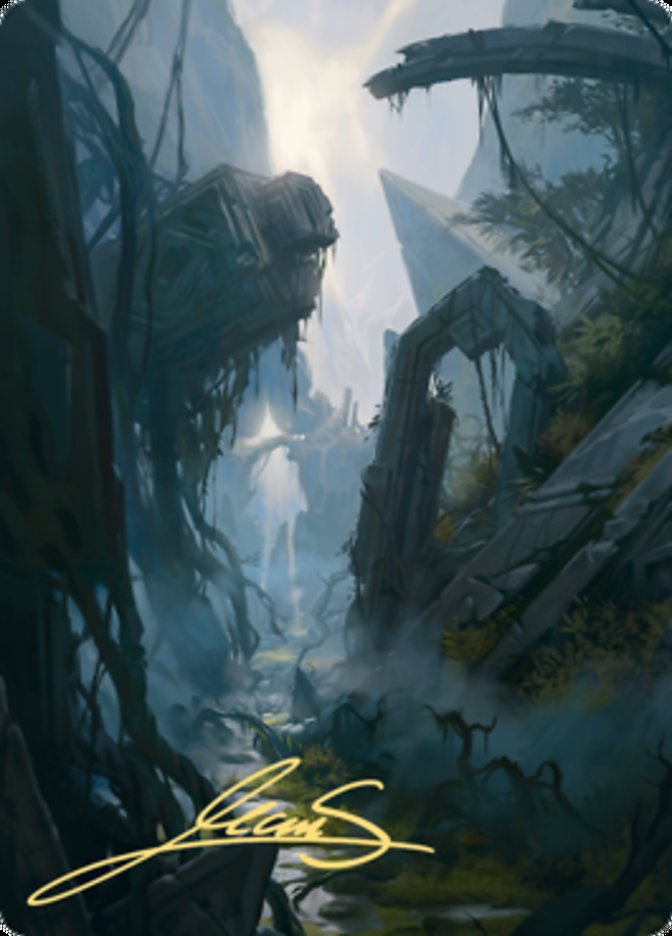 Swamp 2 Art Card (Gold-Stamped Signature) [Zendikar Rising Art Series] | Exor Games New Glasgow