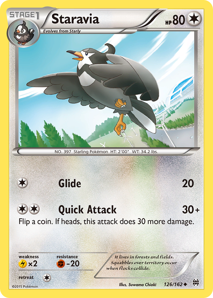 Staravia (126/162) [XY: BREAKthrough] | Exor Games New Glasgow