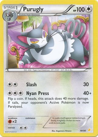 Purugly (19/30) [XY: Trainer Kit 3 - Pikachu Libre] | Exor Games New Glasgow