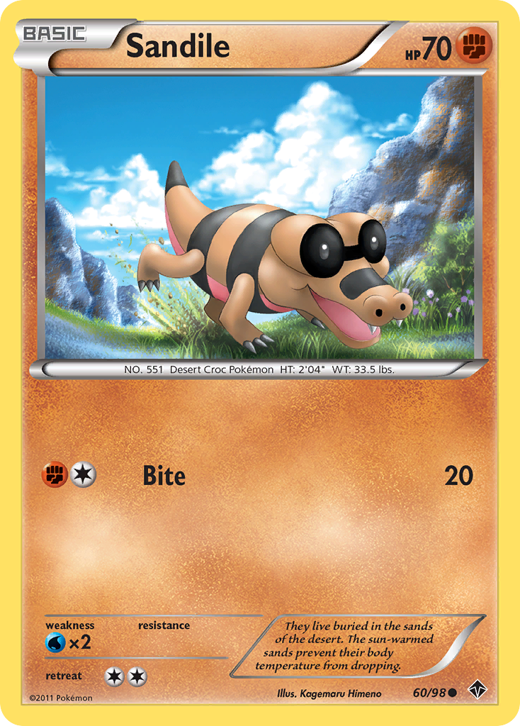 Sandile (60/98) [Black & White: Emerging Powers] | Exor Games New Glasgow