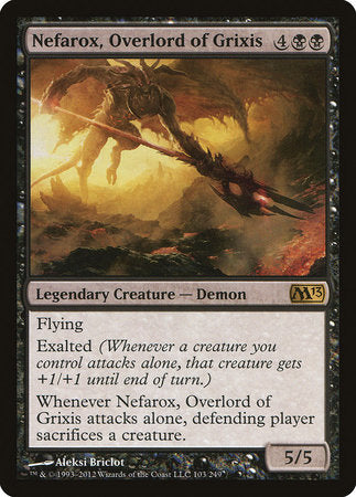 Nefarox, Overlord of Grixis [Magic 2013] | Exor Games New Glasgow