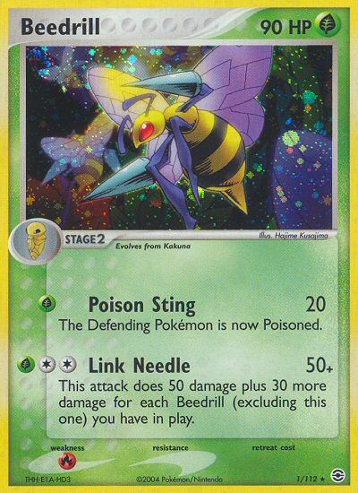 Beedrill (1/112) [EX: FireRed & LeafGreen] | Exor Games New Glasgow