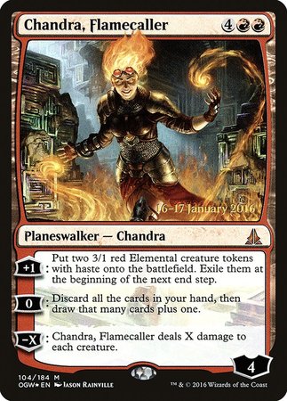 Chandra, Flamecaller [Oath of the Gatewatch Promos] | Exor Games New Glasgow