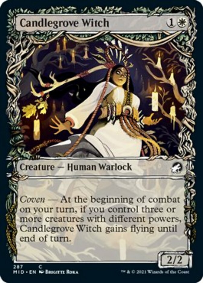 Candlegrove Witch (Showcase Equinox) [Innistrad: Midnight Hunt] | Exor Games New Glasgow