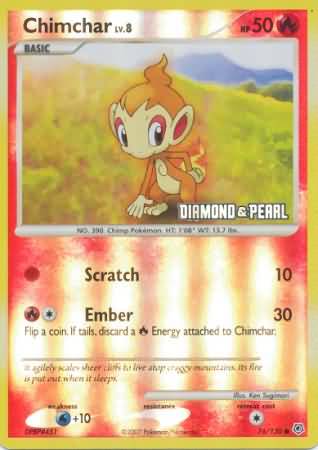 Chimchar (76/130) [Burger King Promos: 2008 Collection] | Exor Games New Glasgow