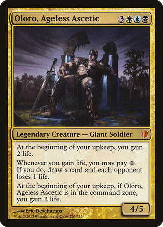 Oloro, Ageless Ascetic [Commander 2013] | Exor Games New Glasgow