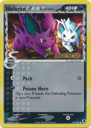 Nidoran (57/101) (Male) (Delta Species) (Stamped) [EX: Dragon Frontiers] | Exor Games New Glasgow