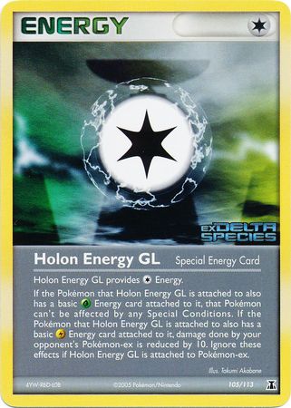 Holon Energy GL (105/113) (Stamped) [EX: Delta Species] | Exor Games New Glasgow