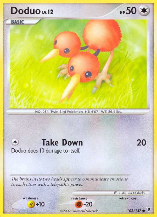 Doduo (102/147) [Platinum: Supreme Victors] | Exor Games New Glasgow