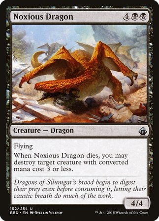 Noxious Dragon [Battlebond] | Exor Games New Glasgow