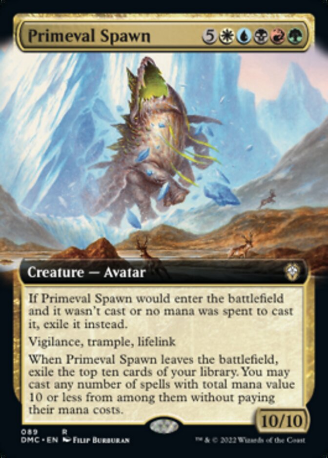 Primeval Spawn (Extended Art) [Dominaria United Commander] | Exor Games New Glasgow