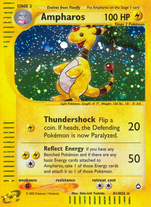 Ampharos (H1/H32) [Aquapolis] | Exor Games New Glasgow