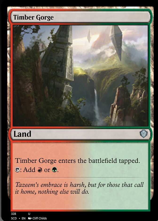 Timber Gorge [Starter Commander Decks] | Exor Games New Glasgow