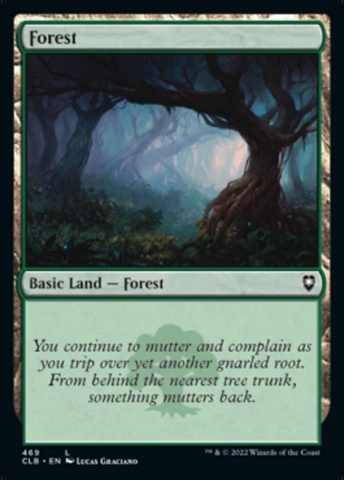 Forest (469) [Commander Legends: Battle for Baldur's Gate] | Exor Games New Glasgow