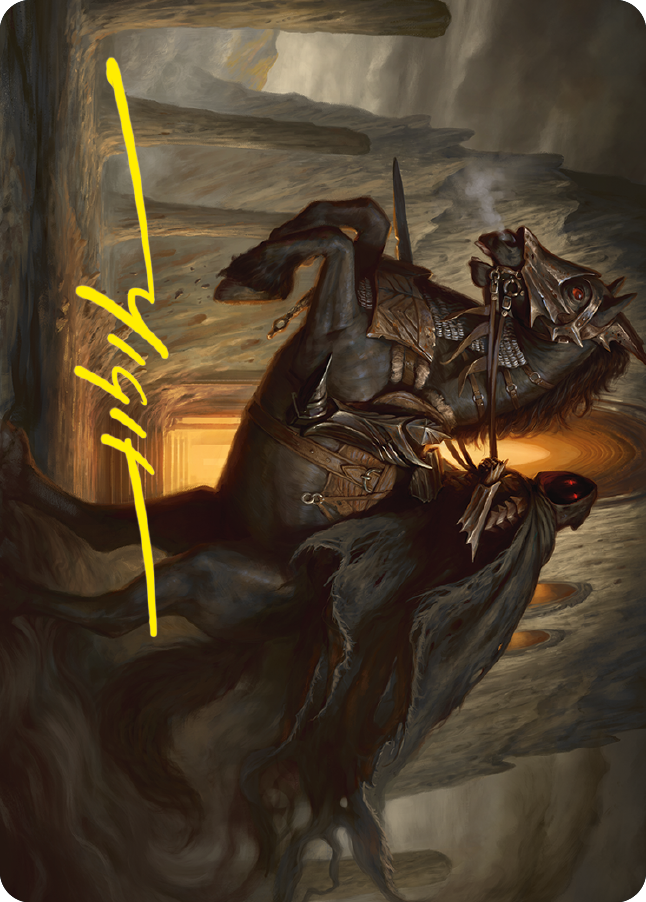 Nazgul Art Card (Gold-Stamped Signature) [The Lord of the Rings: Tales of Middle-earth Art Series] | Exor Games New Glasgow