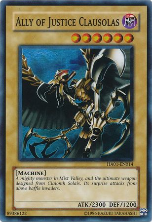 Ally of Justice Clausolas [HA01-EN014] Super Rare | Exor Games New Glasgow