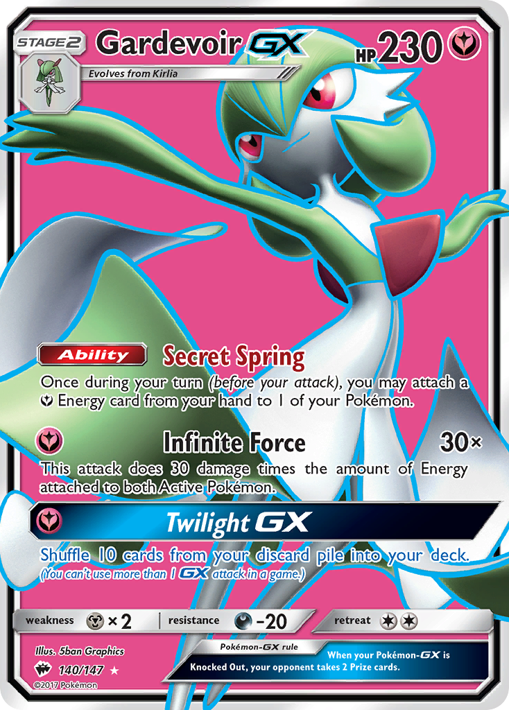 Gardevoir GX (140/147) [Sun & Moon: Burning Shadows] | Exor Games New Glasgow