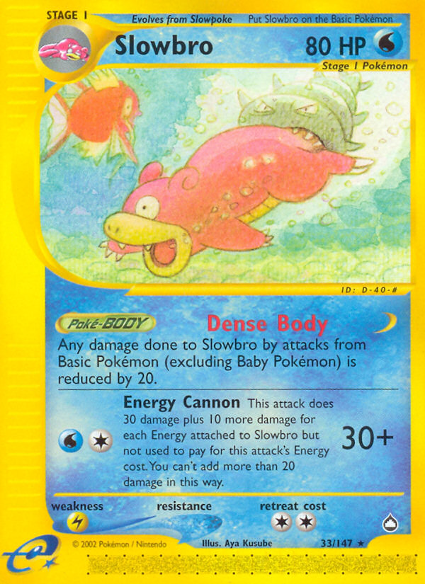 Slowbro (33/147) [Aquapolis] | Exor Games New Glasgow